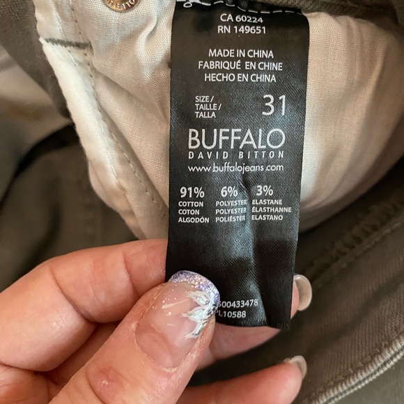 Buffalo jeans 31 waist 25 length unfinished edges - Picture 6 of 9